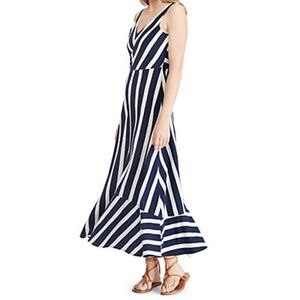 NWT Chaps Striped Sleeveless Maxi Dress Size Small